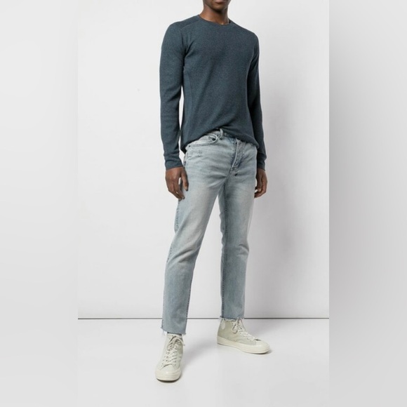 Vince Other - Vince Slim Fit Waffle Knit Long Sleeve Thermal Crewneck Shirt Size XL